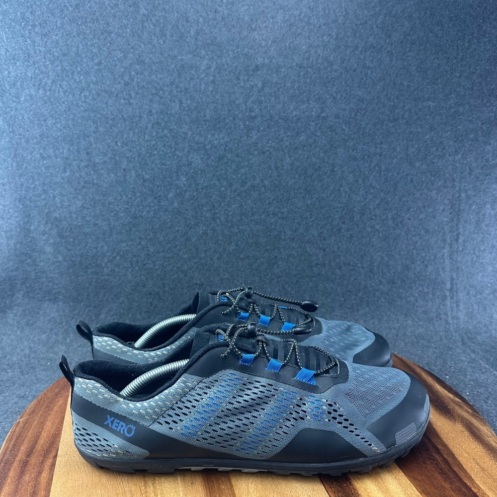 Xero Men's Size 13 Aqua X Sport Blue Black Barefoot Minimalist Water Sneakers